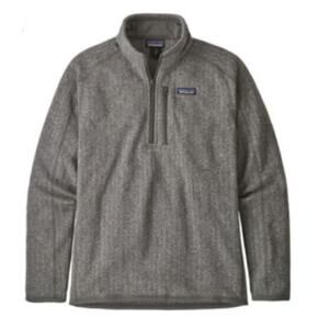 Patagonia Men's Better Sweater 1/4 Zip Pullover Gray L